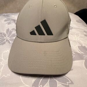 adidas Khaki Baseball Cap with Black Logo